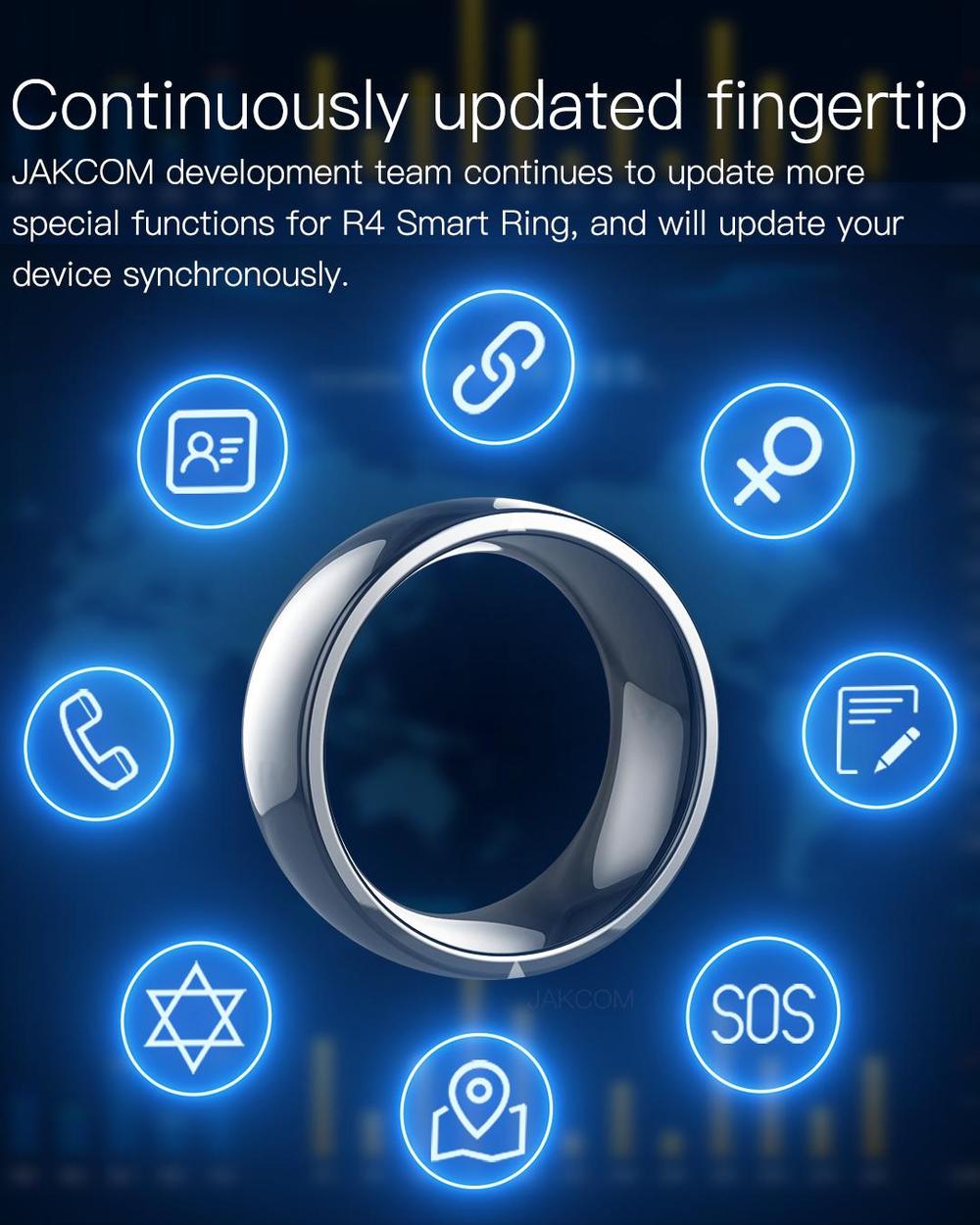 Jakcom R4 Smart Ring waterproo - Smart Ring Nfc Pay 评论和价格