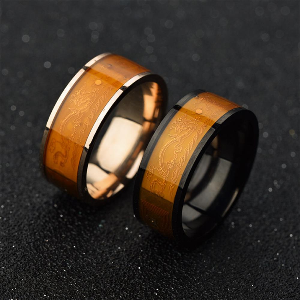 Mens Couple Rings NFC Stainles - Smart Ring Nfc Pay 评论和价格