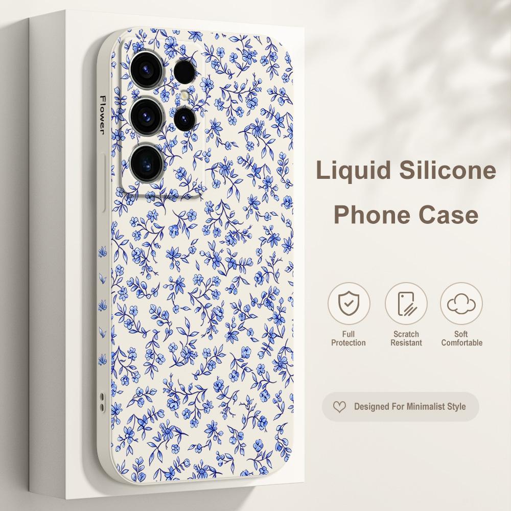 Twisted Floral Phone Case For  - Samsung Galaxy S25 评论和价格