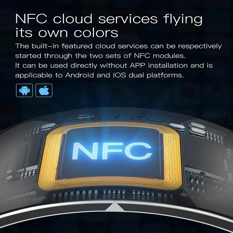 New Jakcom R4 Smart Ring Stain - Smart Ring Nfc Pay 评论和价格