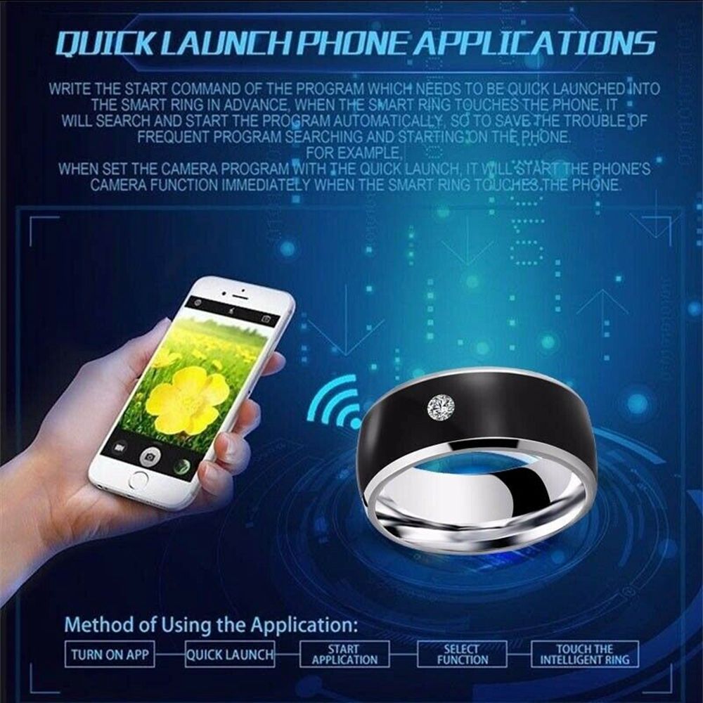 Fashion Multifunctional Techno - Smart Ring Nfc Pay 评论和价格