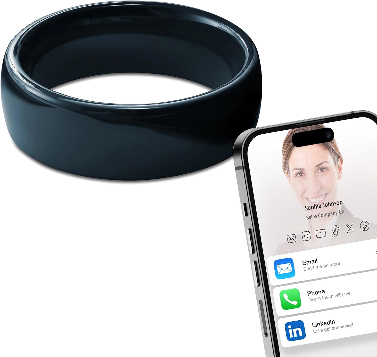 Ntag215 NFC Full Ceramic Smart - Smart Ring Nfc Pay 评论和价格